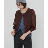 シアーレイヤード配色カーディガン | RMAF　NICE CLAUP / OLIVE des OLIVE | 詳細画像25 