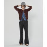 シアーレイヤード配色カーディガン | RMAF　NICE CLAUP / OLIVE des OLIVE | 詳細画像27 