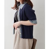 デニム切替カーディガン | RMAF　NICE CLAUP / OLIVE des OLIVE | 詳細画像18 