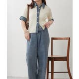 デニム切替カーディガン | RMAF　NICE CLAUP / OLIVE des OLIVE | 詳細画像6 