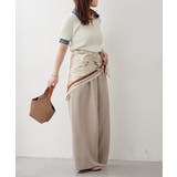 デニム切替ハーフジップ半袖ニット | RMAF　NICE CLAUP / OLIVE des OLIVE | 詳細画像7 