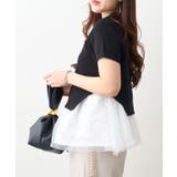 【セットアイテム】M/Lサイズ展開 半袖プルオーバー+ペプラムキャミ | NICE CLAUP / OLIVE des OLIVE　OUTLET | 詳細画像3 