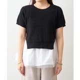 【セットアイテム】M/Lサイズ展開 半袖プルオーバー+ペプラムキャミ | NICE CLAUP / OLIVE des OLIVE　OUTLET | 詳細画像19 