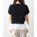 【セットアイテム】M/Lサイズ展開 半袖プルオーバー+ペプラムキャミ | NICE CLAUP / OLIVE des OLIVE　OUTLET | 詳細画像21 