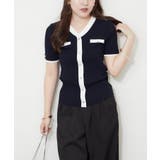 ネイビー | 【Web限定】冷感ウォッシャブルプルオーバー | NICE CLAUP / OLIVE des OLIVE　OUTLET