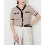 グレージュ | 【Web限定】冷感ウォッシャブルプルオーバー | NICE CLAUP / OLIVE des OLIVE　OUTLET