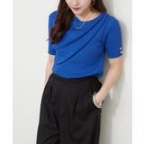 【Web限定】冷感ウォッシャブルドレープ半袖ニット | NICE CLAUP / OLIVE des OLIVE　OUTLET | 詳細画像8 