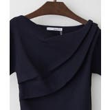 【Web限定】冷感ウォッシャブルドレープ半袖ニット | NICE CLAUP / OLIVE des OLIVE　OUTLET | 詳細画像17 