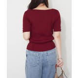 【Web限定】冷感ウォッシャブルドレープ半袖ニット | NICE CLAUP / OLIVE des OLIVE　OUTLET | 詳細画像24 