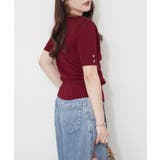 【Web限定】冷感ウォッシャブルドレープ半袖ニット | NICE CLAUP / OLIVE des OLIVE　OUTLET | 詳細画像25 