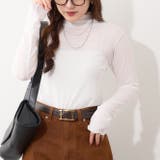 【4色展開】シアーネットボトルネックプルオーバー | RMAF　NICE CLAUP / OLIVE des OLIVE | 詳細画像8 