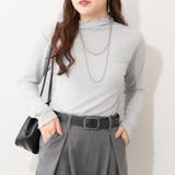 【4色展開】シアーネットボトルネックプルオーバー | RMAF　NICE CLAUP / OLIVE des OLIVE | 詳細画像18 