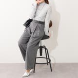 【4色展開】シアーネットボトルネックプルオーバー | RMAF　NICE CLAUP / OLIVE des OLIVE | 詳細画像23 