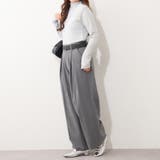 【4色展開】シアーネットボトルネックプルオーバー | RMAF　NICE CLAUP / OLIVE des OLIVE | 詳細画像26 