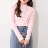 【4色展開】シアーネットボトルネックプルオーバー | RMAF　NICE CLAUP / OLIVE des OLIVE | 詳細画像3 