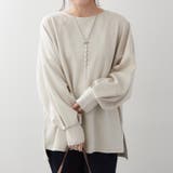 ネックレス刺繍2WAYプルオーバー | RMAF　NICE CLAUP / OLIVE des OLIVE | 詳細画像3 