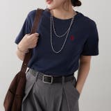 ネイビー | 【POLO】スムースTシャツ | RMAF　NICE CLAUP / OLIVE des OLIVE
