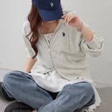 【U.S. POLO ASSN. ×RMAF】ダブルジップパーカー | RMAF　NICE CLAUP / OLIVE des OLIVE | 詳細画像3 