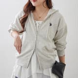 【U.S. POLO ASSN. ×RMAF】ダブルジップパーカー | RMAF　NICE CLAUP / OLIVE des OLIVE | 詳細画像4 