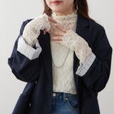 レースボトルネックプルオーバー | RMAF　NICE CLAUP / OLIVE des OLIVE | 詳細画像1 