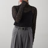 レースボトルネックプルオーバー | RMAF　NICE CLAUP / OLIVE des OLIVE | 詳細画像3 