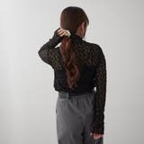 レースボトルネックプルオーバー | RMAF　NICE CLAUP / OLIVE des OLIVE | 詳細画像6 