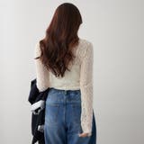 レースボトルネックプルオーバー | RMAF　NICE CLAUP / OLIVE des OLIVE | 詳細画像15 