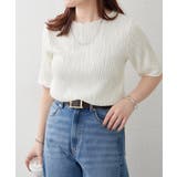 ウェーブジャガードTシャツ | RMAF　NICE CLAUP / OLIVE des OLIVE | 詳細画像1 