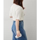 ウェーブジャガードTシャツ | RMAF　NICE CLAUP / OLIVE des OLIVE | 詳細画像4 