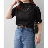 ウェーブジャガードTシャツ | RMAF　NICE CLAUP / OLIVE des OLIVE | 詳細画像6 