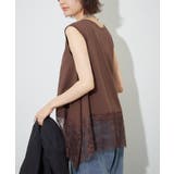 【レイヤードコーデにもおすすめ】裾レースノースリプルオーバー | RMAF NICE CLAUP / OLIVE des OLIVE | 詳細画像19