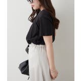 シンプルで着回しやすい、プレート付ロゴTシャツ | RMAF　NICE CLAUP / OLIVE des OLIVE | 詳細画像11 