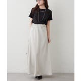 シンプルで着回しやすい、プレート付ロゴTシャツ | RMAF　NICE CLAUP / OLIVE des OLIVE | 詳細画像13 