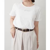 オフ | シンプルで着回しやすい、プレート付ロゴTシャツ | RMAF　NICE CLAUP / OLIVE des OLIVE