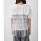 【Web限定】チュールドッキングTシャツ | NICE CLAUP / OLIVE des OLIVE　OUTLET | 詳細画像6 