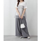 【Web限定】チュールドッキングTシャツ | NICE CLAUP / OLIVE des OLIVE　OUTLET | 詳細画像11 