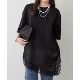 レースドッキングTシャツ | RMAF　NICE CLAUP / OLIVE des OLIVE | 詳細画像9 