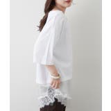 レースドッキングTシャツ | RMAF　NICE CLAUP / OLIVE des OLIVE | 詳細画像5 