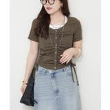 テレコギャザーフェイクプルオーバー | RMAF　NICE CLAUP / OLIVE des OLIVE | 詳細画像2 