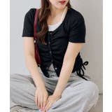ブラック | テレコギャザーフェイクプルオーバー | RMAF NICE CLAUP / OLIVE des OLIVE