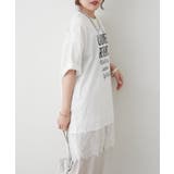 【丈の長さを選べる】裾レースTシャツ | RMAF　NICE CLAUP / OLIVE des OLIVE | 詳細画像7 