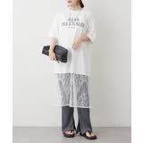 【丈の長さを選べる】裾レースTシャツ | RMAF　NICE CLAUP / OLIVE des OLIVE | 詳細画像18 