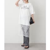 【丈の長さを選べる】裾レースTシャツ | RMAF　NICE CLAUP / OLIVE des OLIVE | 詳細画像19 
