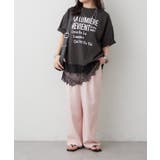 【丈の長さを選べる】裾レースTシャツ | RMAF　NICE CLAUP / OLIVE des OLIVE | 詳細画像5 