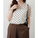 アイボリー | 【セットアイテム】ドットプルオーバー+インナーキャミ | RMAF NICE CLAUP / OLIVE des OLIVE