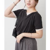 レースドッキングドレープTシャツ | RMAF NICE CLAUP / OLIVE des OLIVE | 詳細画像4
