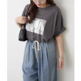 【接触冷感】カノコ箔かすれプリントTシャツ | RMAF NICE CLAUP / OLIVE des OLIVE | 詳細画像8