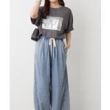 【接触冷感】カノコ箔かすれプリントTシャツ | RMAF NICE CLAUP / OLIVE des OLIVE | 詳細画像9