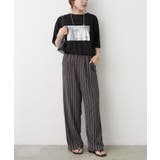 【接触冷感】カノコ箔かすれプリントTシャツ | RMAF NICE CLAUP / OLIVE des OLIVE | 詳細画像20
