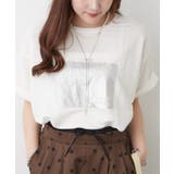 【接触冷感】カノコ箔かすれプリントTシャツ | RMAF NICE CLAUP / OLIVE des OLIVE | 詳細画像3